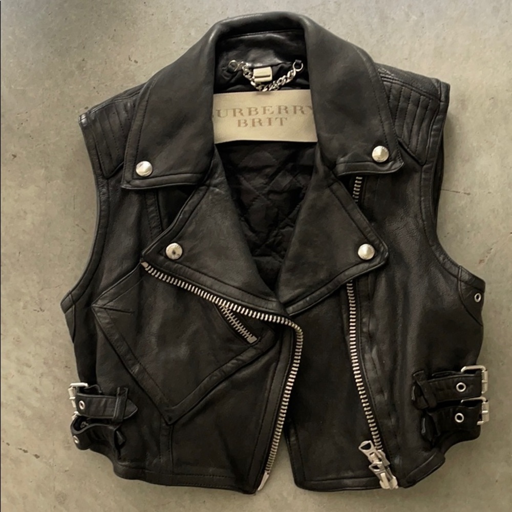 Burberry Leather vest